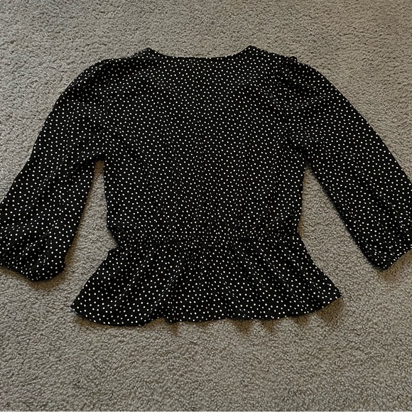 NWT Polka Dot Blouse by Madison & Berkeley | Size Medium - Picture 3 of 7